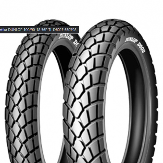 Dunlop D602 100/90 B 18 56P